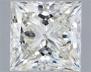 Picture of Natural Diamond 1.51 Carats, Princess with  Cut, H Color, VS1 Clarity and Certified by IGI