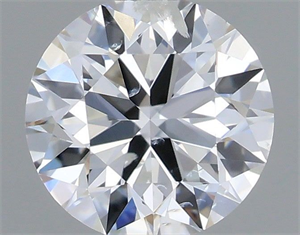 Picture of Natural Diamond 0.40 Carats, Round with Excellent Cut, E Color, I1 Clarity and Certified by IGI
