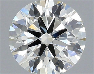 Picture of Natural Diamond 0.61 Carats, Round with Excellent Cut, J Color, VS1 Clarity and Certified by IGI