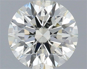 Foto Diamante Natural 0.61 quilates, Redondo , Color J, claridad SI1 y certificado IGI de