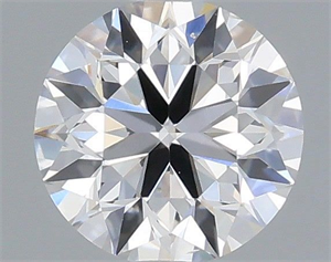 Picture of Natural Diamond 0.40 Carats, Round with Excellent Cut, F Color, VS2 Clarity and Certified by IGI