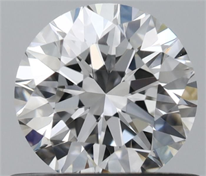 Picture of Natural Diamond 0.56 Carats, Round with Excellent Cut, G Color, VVS1 Clarity and Certified by IGI