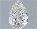 Natural Diamond 0.50 Carats, Pear with  Cut, H Color, VS1 Clarity and Certified by GIA