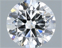 Natural Diamond 0.40 Carats, Round with Very Good Cut, F Color, SI1 Clarity and Certified by IGI