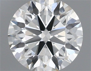 Picture of Natural Diamond 0.40 Carats, Round with Excellent Cut, G Color, VS2 Clarity and Certified by IGI