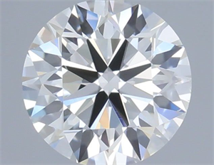 Picture of Natural Diamond 0.40 Carats, Round with Excellent Cut, G Color, VS2 Clarity and Certified by IGI