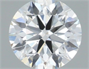 Natural Diamond 0.40 Carats, Round with Excellent Cut, G Color, VS2 Clarity and Certified by IGI