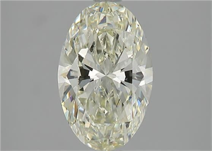 Foto Diamante Natural 1.79 quilates, Ovalado , Color M, claridad SI1 y certificado GIA de