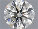 Natural Diamond 0.70 Carats, Round with Excellent Cut, H Color, SI1 Clarity and Certified by IGI