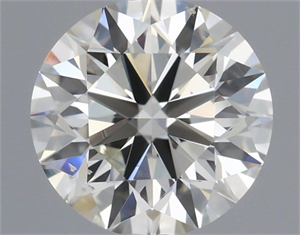 Picture of Natural Diamond 0.70 Carats, Round with Excellent Cut, H Color, SI1 Clarity and Certified by IGI