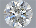 Natural Diamond 0.50 Carats, Round with Excellent Cut, G Color, SI1 Clarity and Certified by IGI