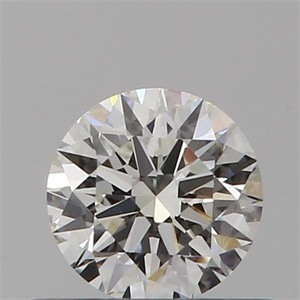 Picture of Natural Diamond 0.40 Carats, Round with Excellent Cut, H Color, VVS2 Clarity and Certified by IGI