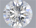 Natural Diamond 0.40 Carats, Round with Excellent Cut, G Color, SI1 Clarity and Certified by IGI