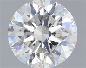 Picture of Natural Diamond 0.40 Carats, Round with Excellent Cut, G Color, SI1 Clarity and Certified by IGI