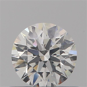 Picture of Natural Diamond 0.44 Carats, Round with Excellent Cut, H Color, SI1 Clarity and Certified by IGI