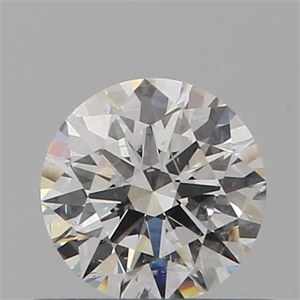 Picture of Natural Diamond 0.43 Carats, Round with Excellent Cut, E Color, SI2 Clarity and Certified by IGI