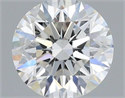 Natural Diamond 0.41 Carats, Round with Excellent Cut, G Color, SI1 Clarity and Certified by IGI