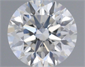 Natural Diamond 0.43 Carats, Round with Excellent Cut, G Color, SI1 Clarity and Certified by IGI