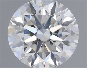 Picture of Natural Diamond 0.43 Carats, Round with Excellent Cut, G Color, SI1 Clarity and Certified by IGI