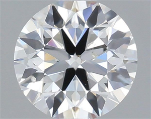 Picture of Natural Diamond 0.42 Carats, Round with Excellent Cut, G Color, SI1 Clarity and Certified by IGI