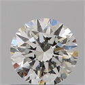Natural Diamond 0.54 Carats, Round with Excellent Cut, G Color, VS1 Clarity and Certified by IGI