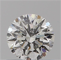 Natural Diamond 0.51 Carats, Round with Excellent Cut, G Color, SI2 Clarity and Certified by IGI