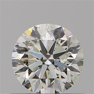 Picture of Natural Diamond 0.50 Carats, Round with Very Good Cut, I Color, VS1 Clarity and Certified by IGI
