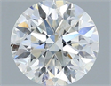 Natural Diamond 0.40 Carats, Round with Excellent Cut, G Color, SI2 Clarity and Certified by IGI