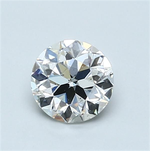 Picture of Natural Diamond 0.90 Carats, Round with Very Good Cut, H Color, SI1 Clarity and Certified by GIA