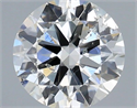 Natural Diamond 0.40 Carats, Round with Excellent Cut, G Color, SI2 Clarity and Certified by IGI