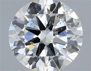 Picture of Natural Diamond 0.40 Carats, Round with Excellent Cut, G Color, SI2 Clarity and Certified by IGI