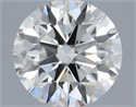 Natural Diamond 0.40 Carats, Round with Excellent Cut, H Color, VS2 Clarity and Certified by IGI
