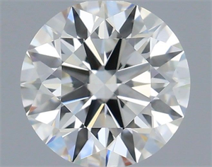 Picture of Natural Diamond 0.40 Carats, Round with Excellent Cut, H Color, VS2 Clarity and Certified by IGI