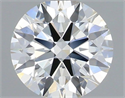 Natural Diamond 0.41 Carats, Round with Excellent Cut, H Color, SI1 Clarity and Certified by IGI