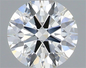 Picture of Natural Diamond 0.41 Carats, Round with Excellent Cut, H Color, SI1 Clarity and Certified by IGI