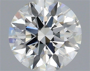 Picture of Natural Diamond 0.41 Carats, Round with Excellent Cut, H Color, SI1 Clarity and Certified by IGI
