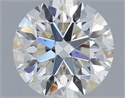 Natural Diamond 0.40 Carats, Round with Excellent Cut, H Color, VS2 Clarity and Certified by IGI