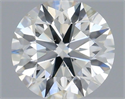 Natural Diamond 0.42 Carats, Round with Excellent Cut, H Color, VS2 Clarity and Certified by IGI