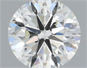 Natural Diamond 0.40 Carats, Round with Very Good Cut, H Color, VS2 Clarity and Certified by IGI