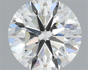 Picture of Natural Diamond 0.40 Carats, Round with Very Good Cut, H Color, VS2 Clarity and Certified by IGI