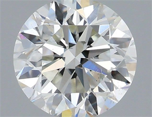 Picture of Natural Diamond 0.40 Carats, Round with Very Good Cut, H Color, VS2 Clarity and Certified by IGI