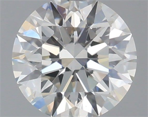 Picture of Natural Diamond 0.40 Carats, Round with Excellent Cut, H Color, VS2 Clarity and Certified by GIA