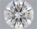 Natural Diamond 0.43 Carats, Round with Excellent Cut, G Color, SI2 Clarity and Certified by GIA