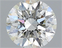 Natural Diamond 0.40 Carats, Round with Excellent Cut, H Color, SI1 Clarity and Certified by IGI