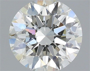Picture of Natural Diamond 0.40 Carats, Round with Excellent Cut, H Color, SI1 Clarity and Certified by IGI