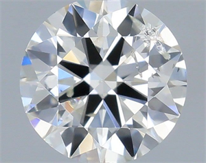 Picture of Natural Diamond 0.40 Carats, Round with Excellent Cut, H Color, SI2 Clarity and Certified by IGI