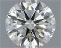 Natural Diamond 0.42 Carats, Round with Excellent Cut, I Color, SI1 Clarity and Certified by IGI