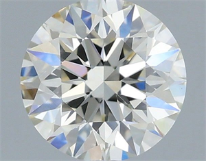 Picture of Natural Diamond 0.43 Carats, Round with Excellent Cut, I Color, VS1 Clarity and Certified by IGI