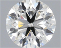 Natural Diamond 0.40 Carats, Round with Very Good Cut, I Color, VS1 Clarity and Certified by IGI