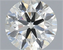 Natural Diamond 0.40 Carats, Round with Excellent Cut, I Color, VS1 Clarity and Certified by IGI